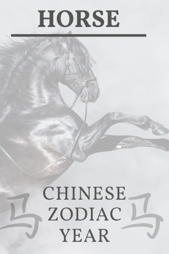 Chinese Zodiac Year Horse