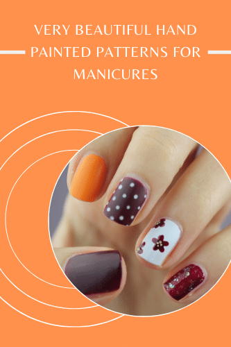 Very Beautiful Hand Painted Patterns For Manicures